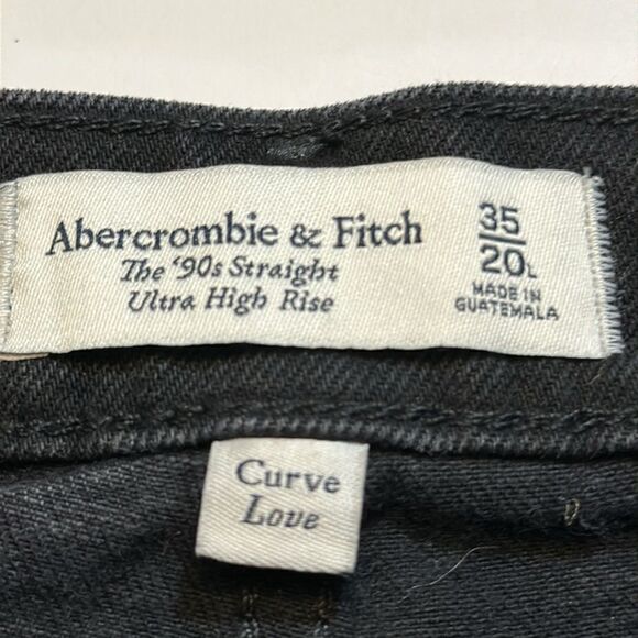 Abercrombie & Fitch women’s curve love The 90’s straight ultra high rise 35/20L - Picture 5 of 9